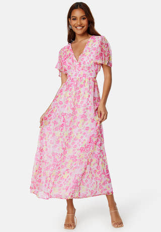 Noabelle O-Neck Ankle Dress