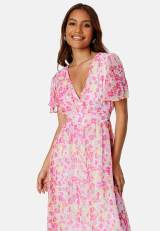 Noabelle O-Neck Ankle Dress