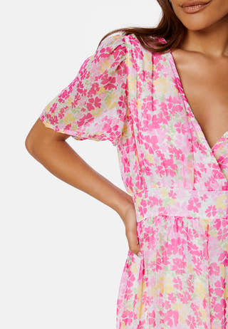Noabelle O-Neck Ankle Dress