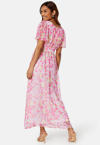Noabelle O-Neck Ankle Dress