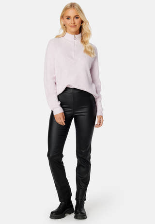 Plaza LS Zipper Blouse GA