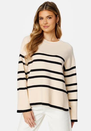 Saba LS O-Neck Stripe Pullover