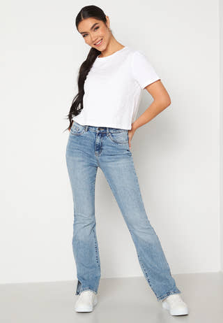 Selma HR Flare Slit Jeans