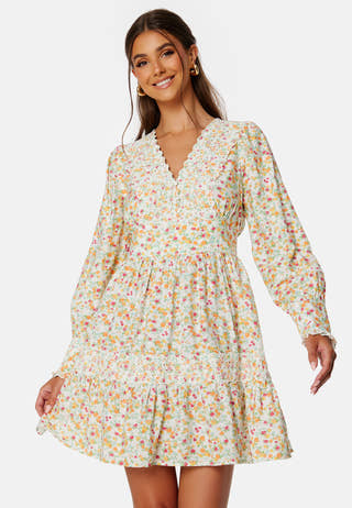 Svea L/S Detail Short Dress