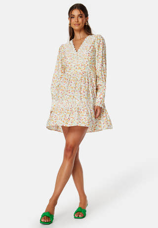 Svea L/S Detail Short Dress