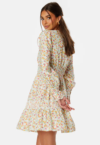 Svea L/S Detail Short Dress