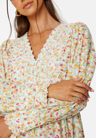 Svea L/S Detail Short Dress