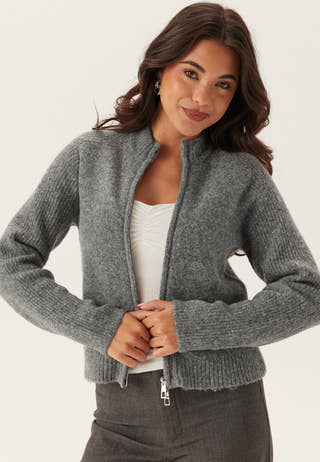Vmbang Ls High Neck Zip Cardig