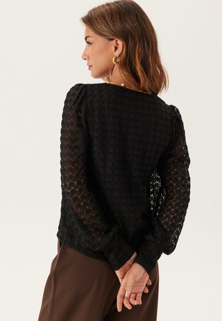 Vmbecca Ls V-neck Lace Top