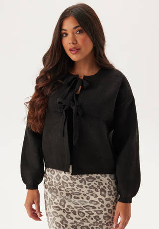 Vmbow Ls O-neck Tie Cardigan