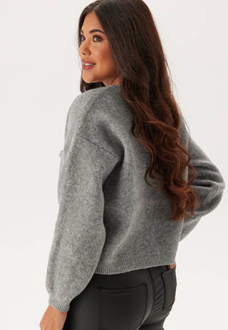 Vmbow Ls O-neck Tie Cardigan