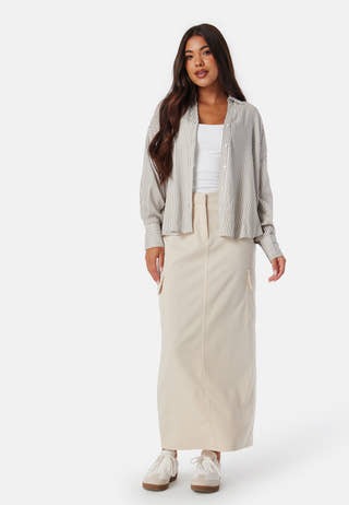 Vmbumpy L/S Oversize Shirt Wvn