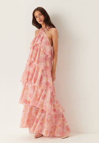 Vmfelicia Sl Ruffle Maxi Dress