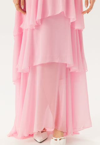 Vmfelicia Sl Ruffle Maxi Dress