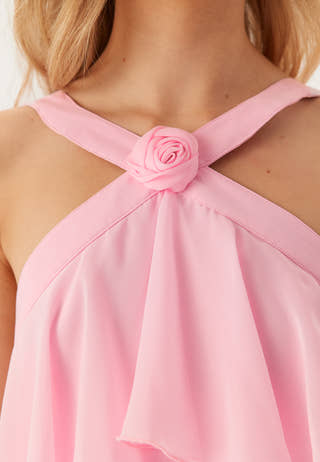 Vmfelicia Sl Ruffle Maxi Dress