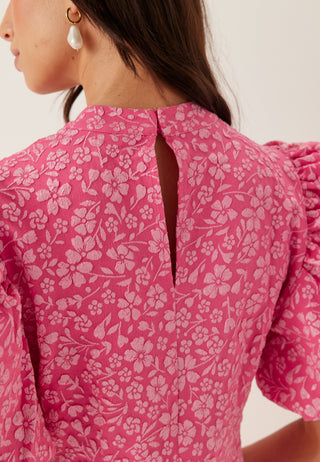 Vmfiona Ss High Neck Short Dress