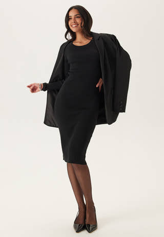 Vmgizelle Ls O-neck Blk Dress