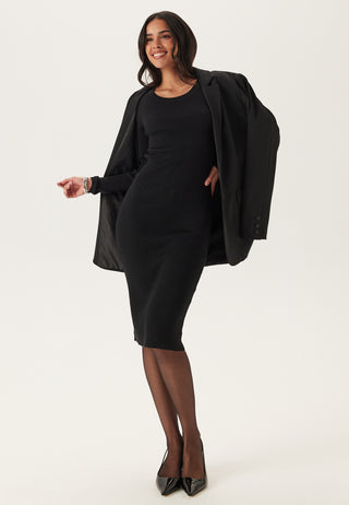 Vmgizelle Ls O-neck Blk Dress