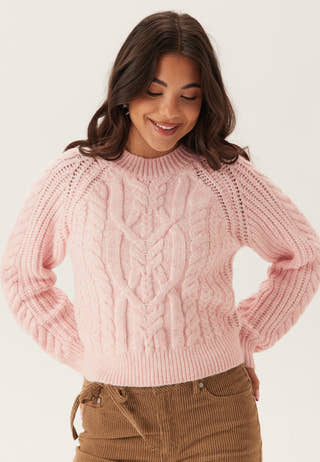 Vmjada Ls O-neck Cable Pullover