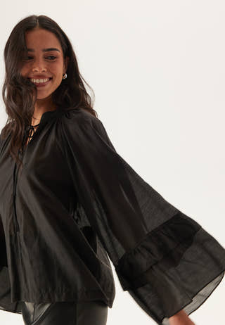 Vmjenna 7/8 Frill Top