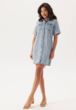 Vmjennie Ss Short Denim Dress