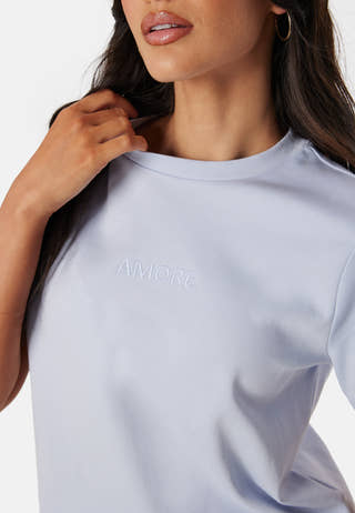 Vmkarma SS O-Neck emb shirt