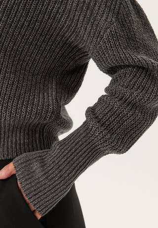 Vmlea LS V-Neck Cuff Cardigan