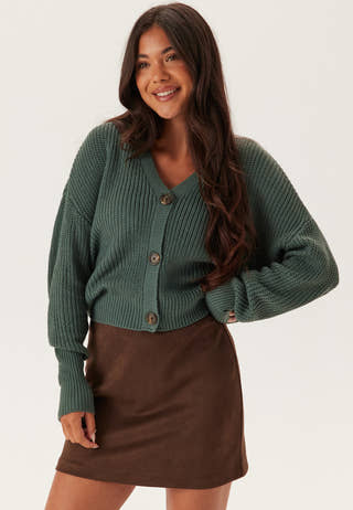 Vmlea LS V-Neck Cuff Cardigan