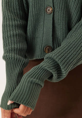 Vmlea LS V-Neck Cuff Cardigan