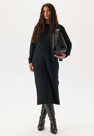 Vmlefile Ls Boatneck Calf Dress