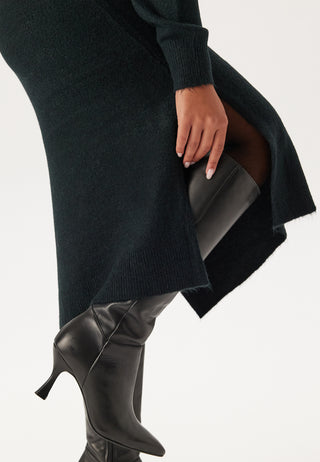 Vmlefile Ls Boatneck Calf Dress