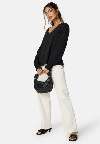 Vmlydia LS V-neck smock top