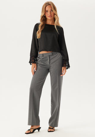 Vmmerle Lace Ls Boat Neck Top