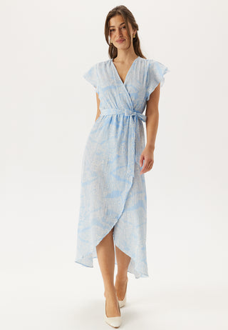 Vmpage S/L Long Wrap Dress