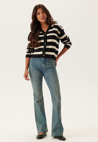 Vmsaba Full Needle Ls V-neck C