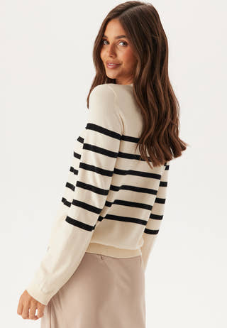 Vmsaba Plain Ls O-neck Pullove