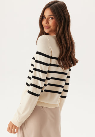 Vmsaba Plain Ls O-neck Pullove