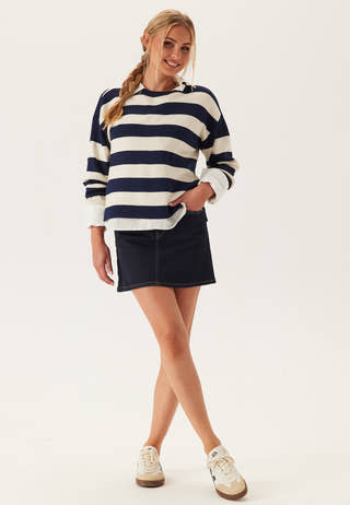 Vmsilje Ls O-neck Boxy Pullove