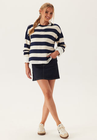 Vmsilje Ls O-neck Boxy Pullove