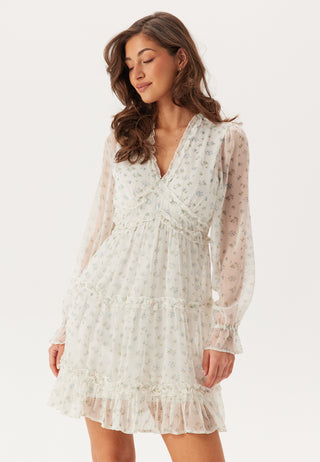 Vmsmilla LS frill short dress