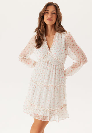 Vmsmilla LS frill short dress