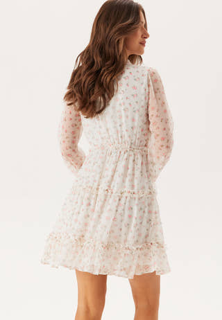 Vmsmilla LS frill short dress