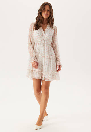 Vmsmilla LS frill short dress