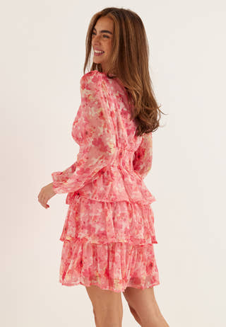 Vmsmilla Ls Short Layer Dress