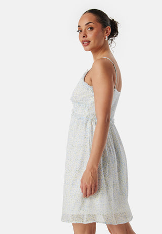 Vmsmilla singlet V frill dress