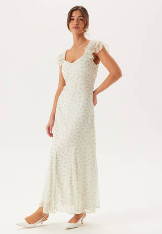 Vmsmilla S/L ANKLE FRILL DRESS