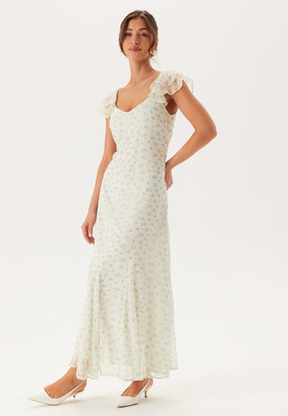 Vmsmilla S/L ANKLE FRILL DRESS