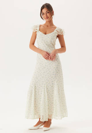 Vmsmilla S/L ANKLE FRILL DRESS