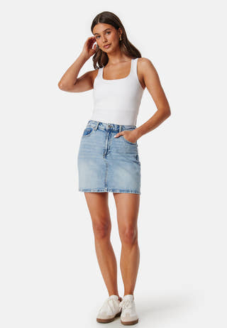Vmtessa High Rise short denim skirt