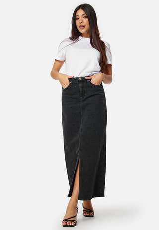 Vmtessa HR Maxi Denim Skirt